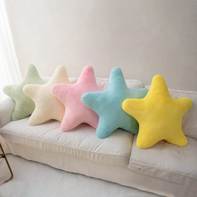 Gros plan texture peluche peluche étoile mer