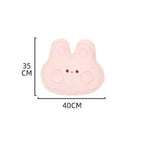 Détail visage peluche lapin