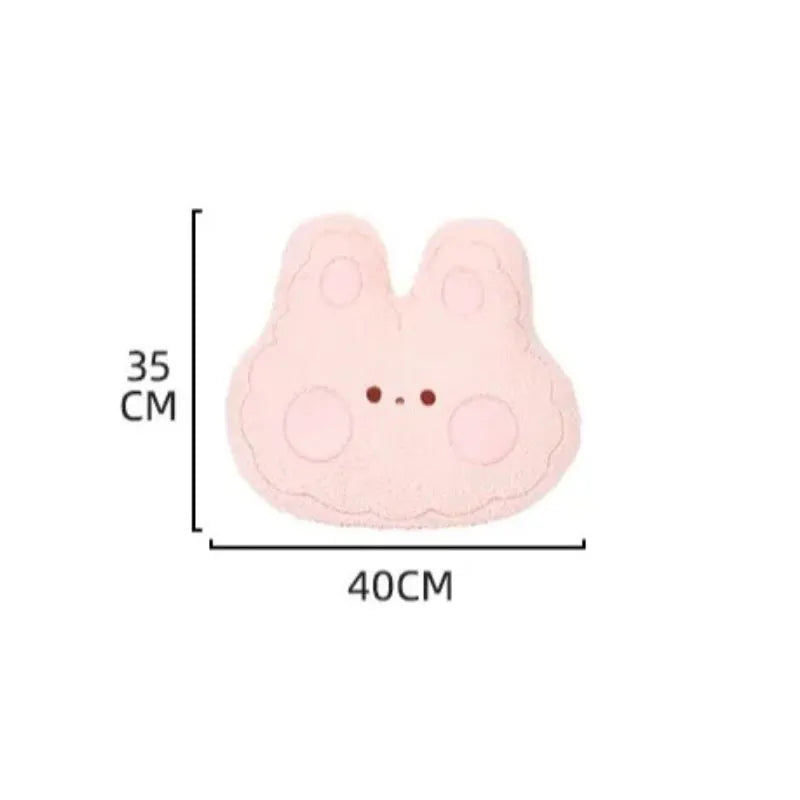 Détail visage peluche lapin