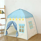 Tente de Jeu Enfant Maison Bleu Pliable