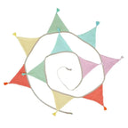 Drapeaux fanions coloris Sirop d’Érable chambre enfant