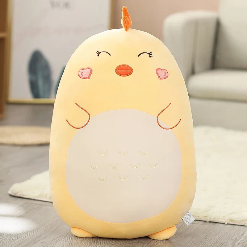 Coussin Peluche Animaux Chamallow – Doudou Kawaii Ultra Moelleux