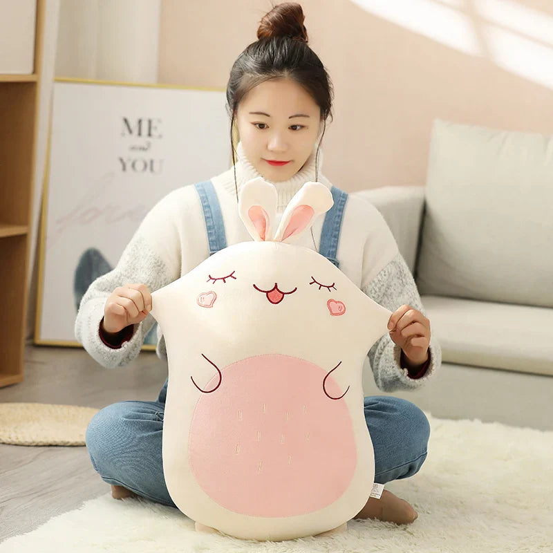 Coussin Peluche Animaux Chamallow – Doudou Kawaii Ultra Moelleux
