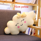 Peluche Nuage Kawaii pour Enfant - Coussin Décoratif Souriant