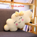 Peluche Nuage Kawaii pour Enfant - Coussin Décoratif Souriant