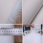 Tapis Pelucheux Forme Coeur Lavable Poils Long