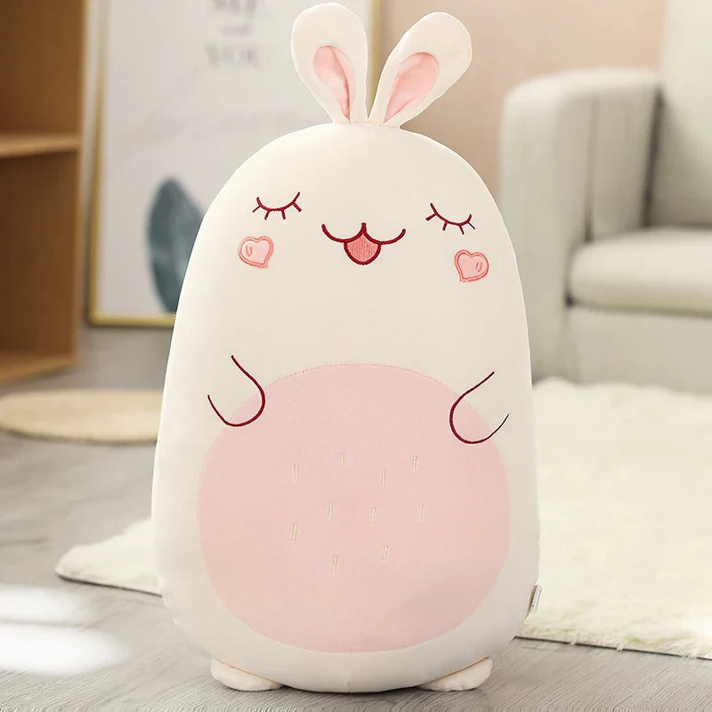 Coussin Peluche Animaux Chamallow – Doudou Kawaii Ultra Moelleux
