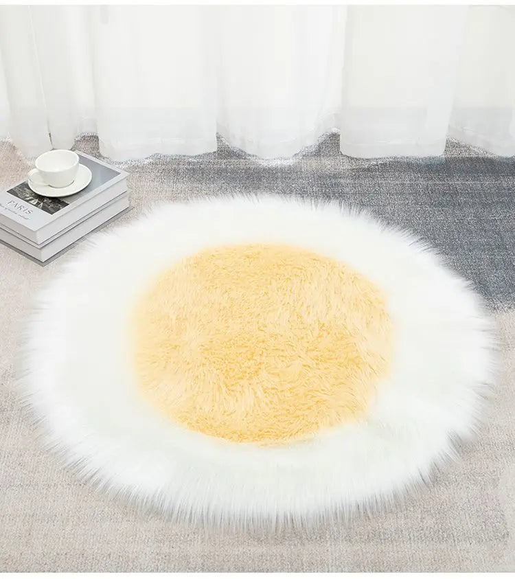 Tapis Moelleux Design Cœur Shaggy