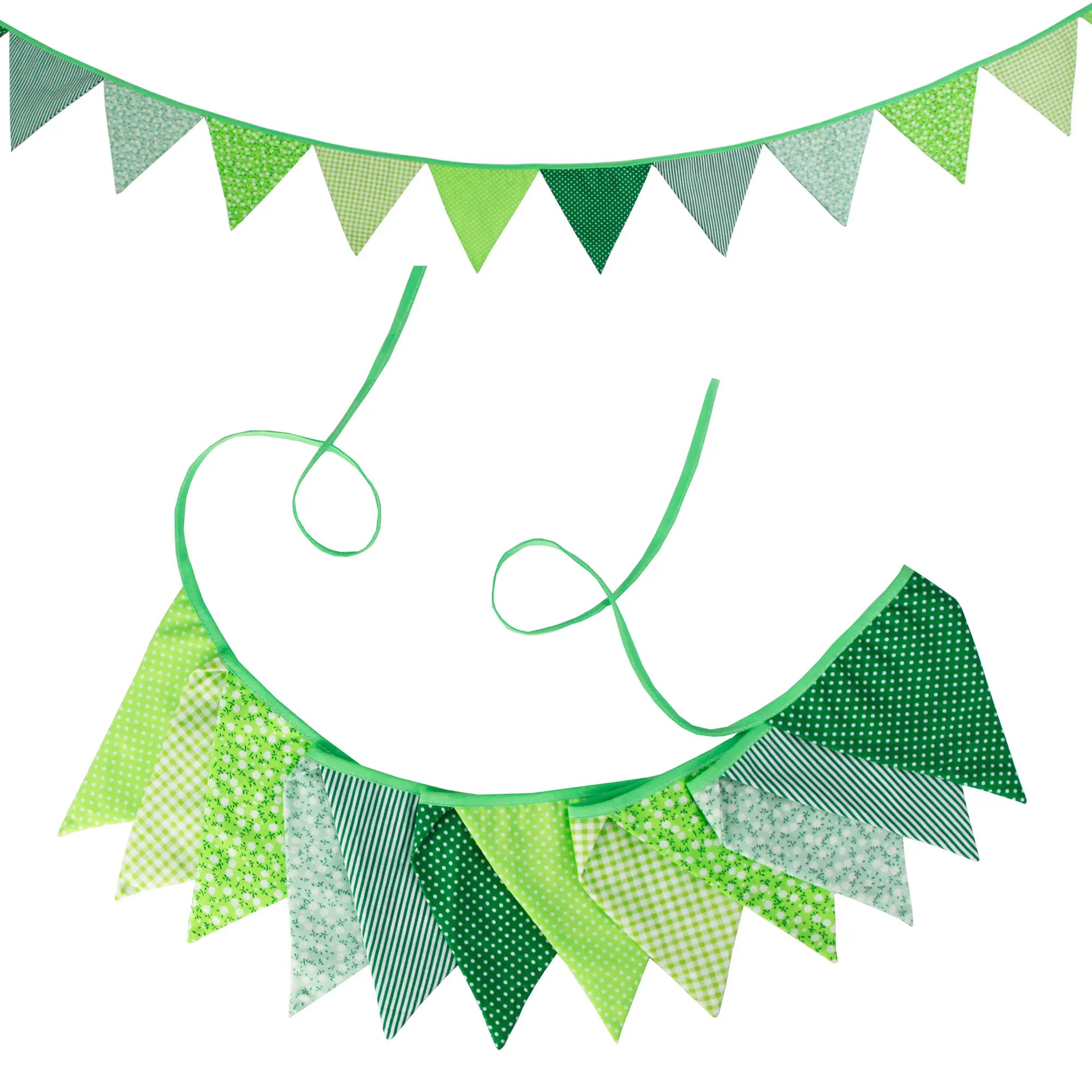 Guirlande à Fanions Vintage En Tissu Motif Fleur