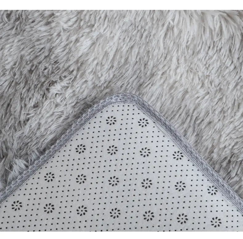 Tapis pour Tipi Moelleux à Poils Longs Antidérapant
