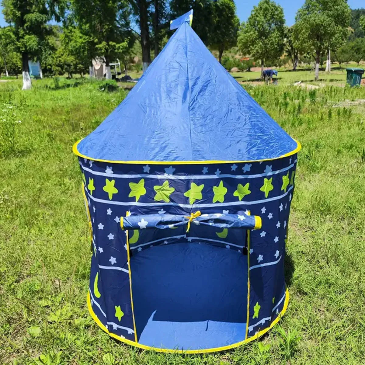 Tente Château Enfant Bleue Pliable