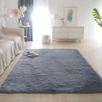 Tapis pour Tipi Moelleux à Poils Longs Antidérapant
