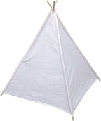 Tipi Enfant en Coton Blanc - Style Scandinave avec Fenêtre