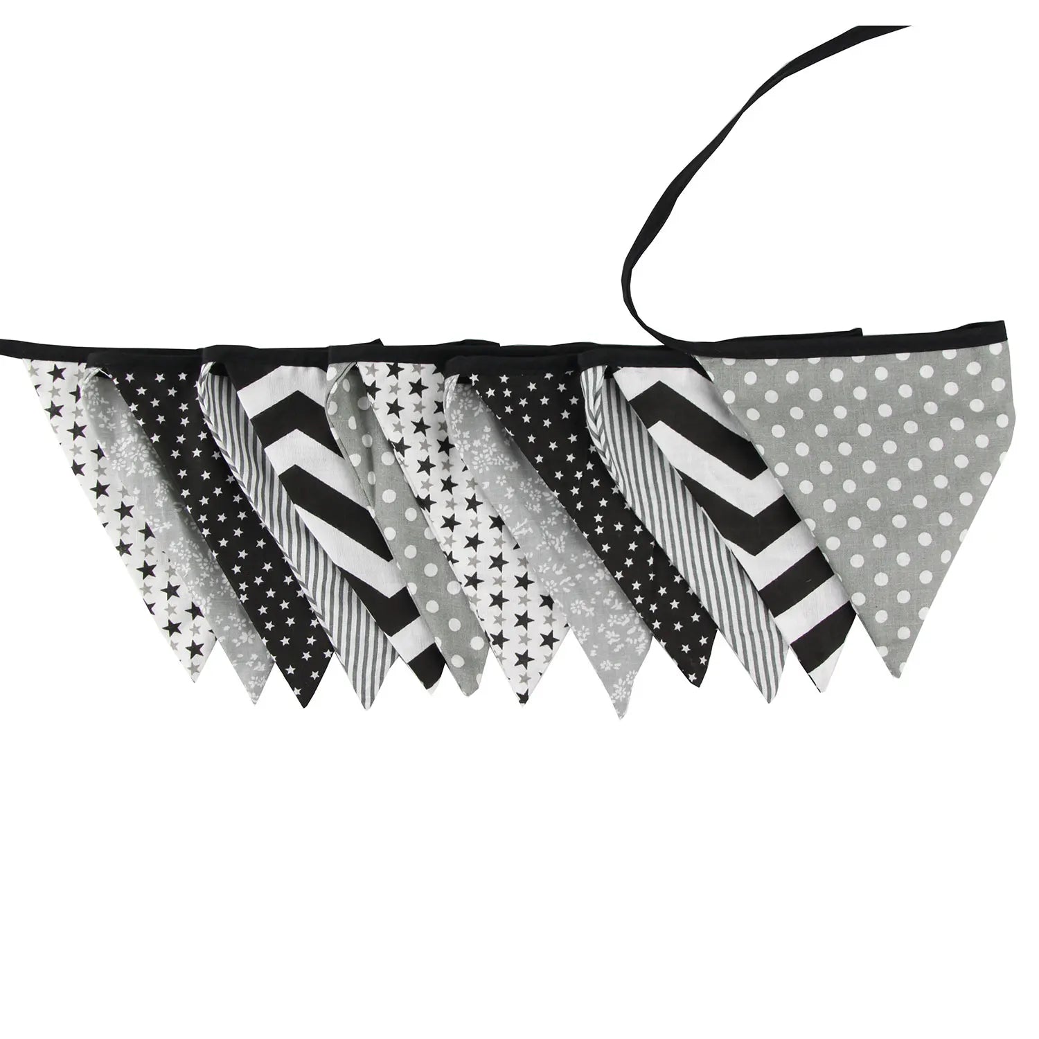 Guirlande à Fanions Vintage En Tissu Motif Fleur