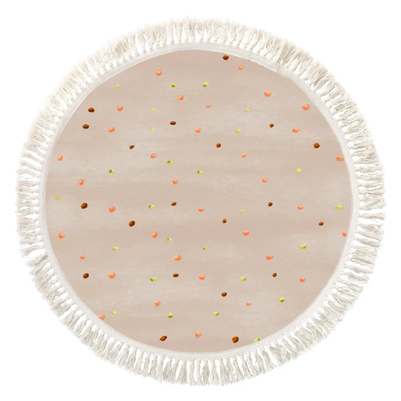 Tapis de Sol pour Tipi Enfant - Finition Franges