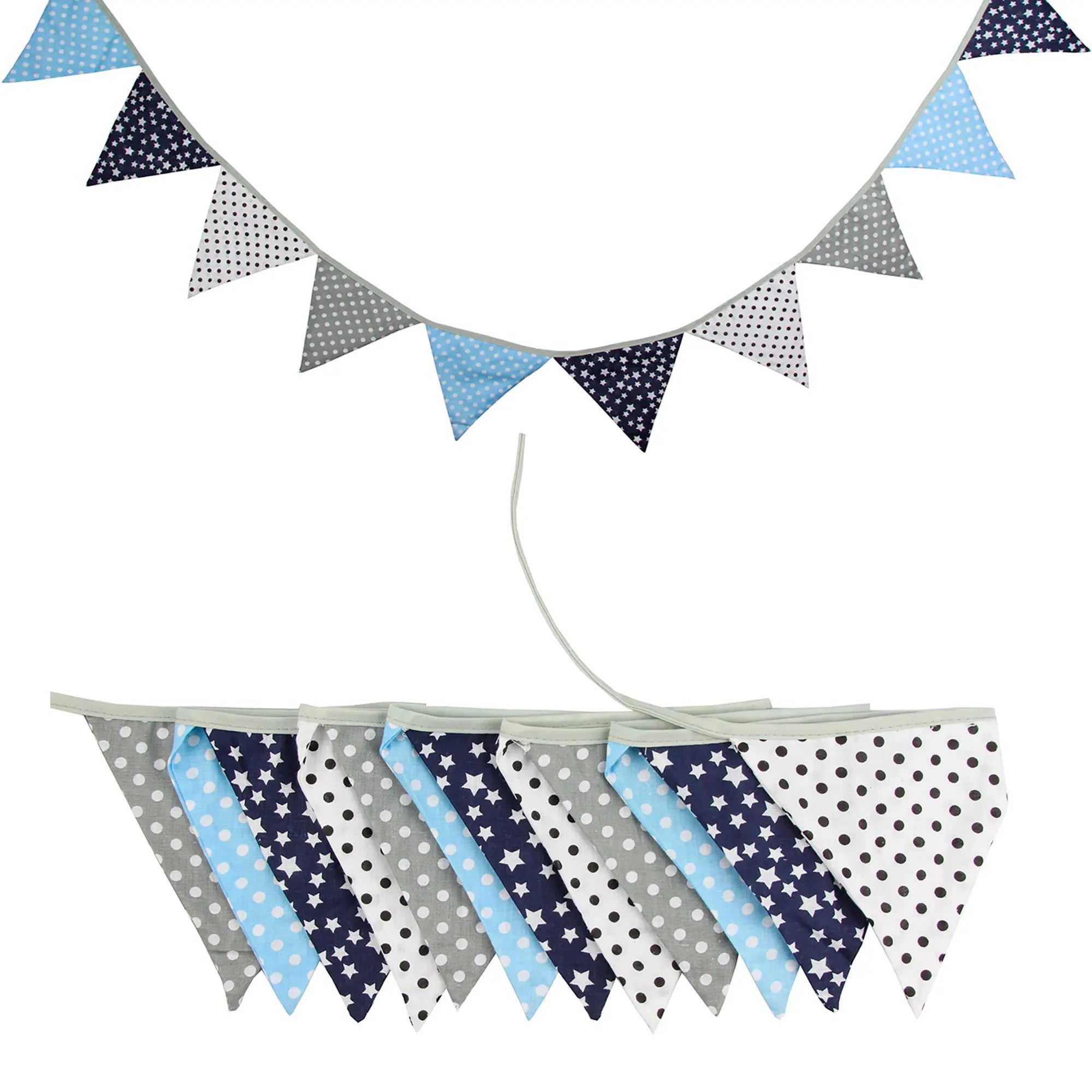Guirlande à Fanions Vintage En Tissu Motif Fleur