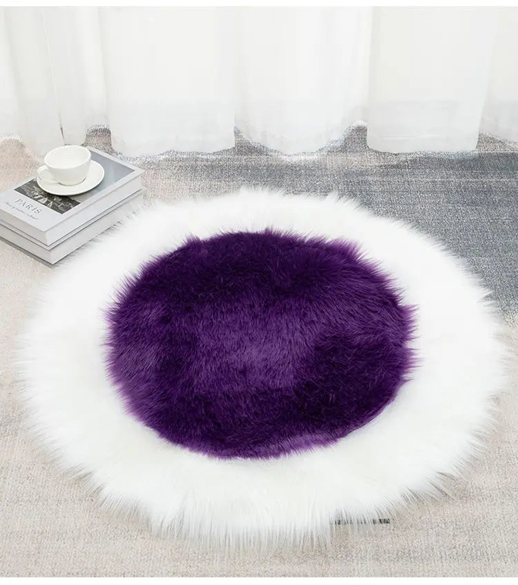Tapis Moelleux Design Cœur Shaggy