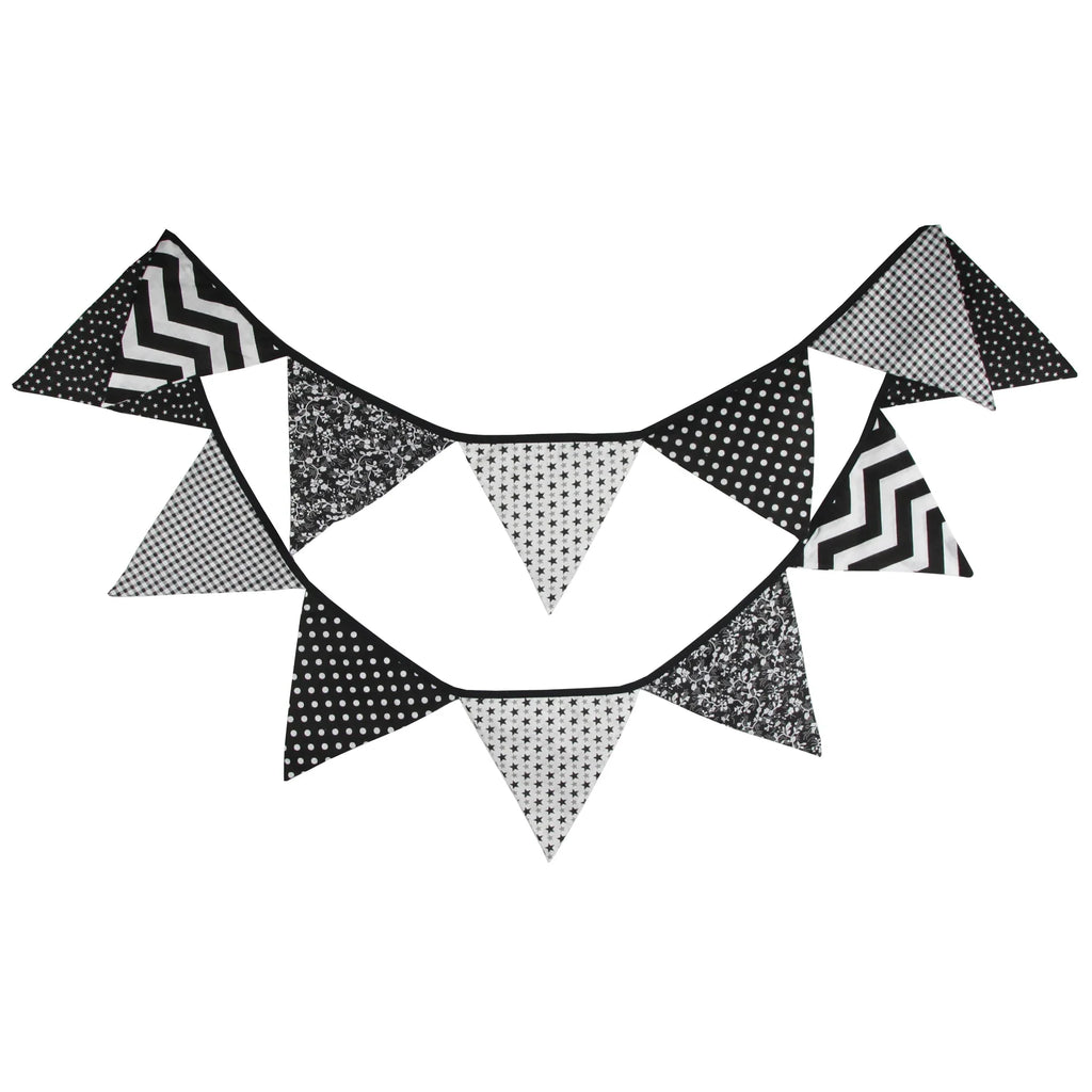 Guirlande à Fanions Vintage En Tissu Motif Fleur