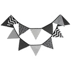 Guirlande à Fanions Vintage En Tissu Motif Fleur