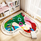 Tapis Chambre Enfant Forme Cœur - Doux & Antidérapant