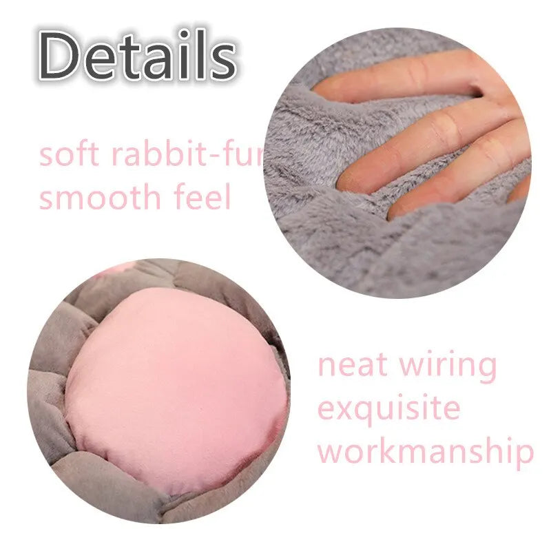 Coussin De Sol Peluche Patte de Chat Kawaii