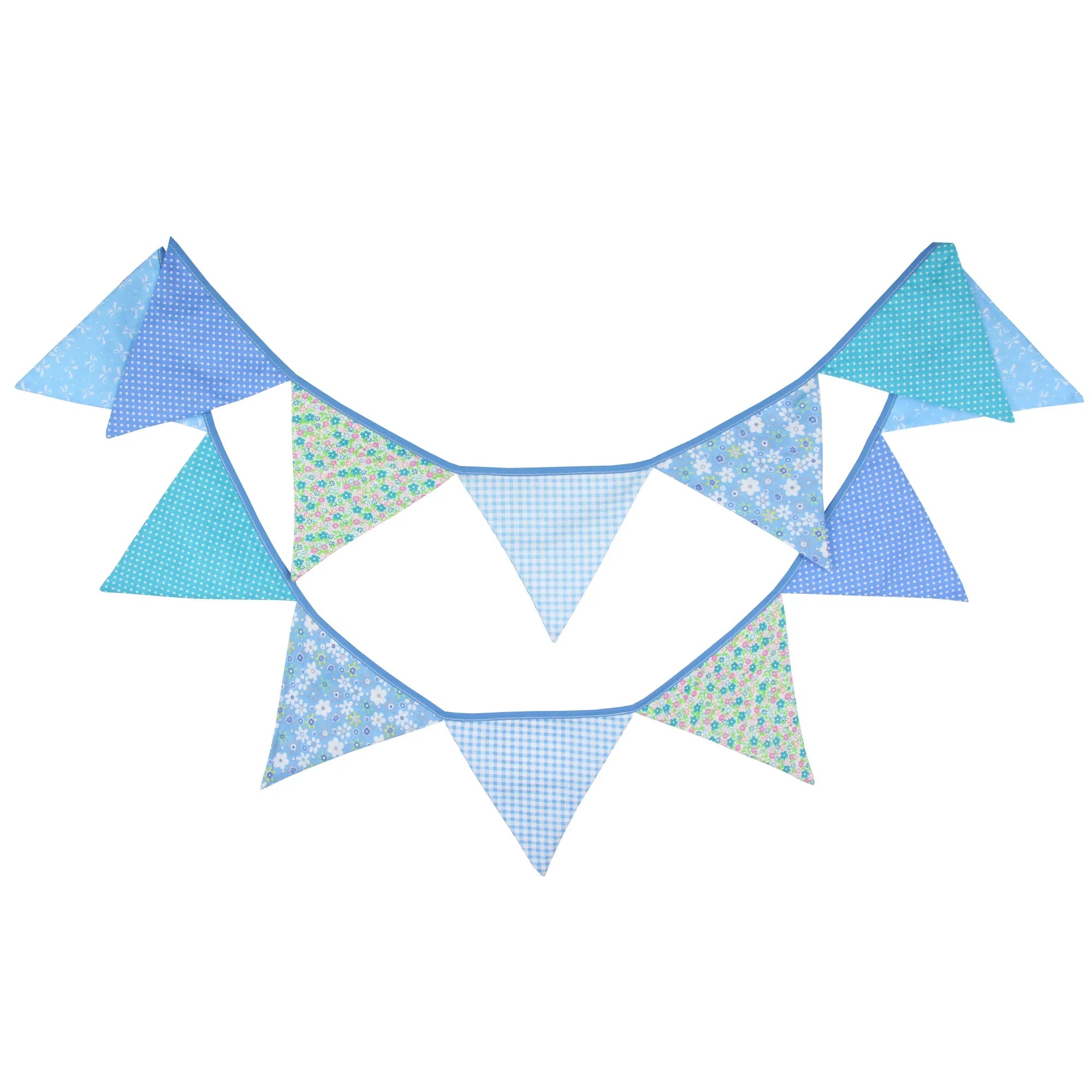 Guirlande à Fanions Vintage En Tissu Motif Fleur