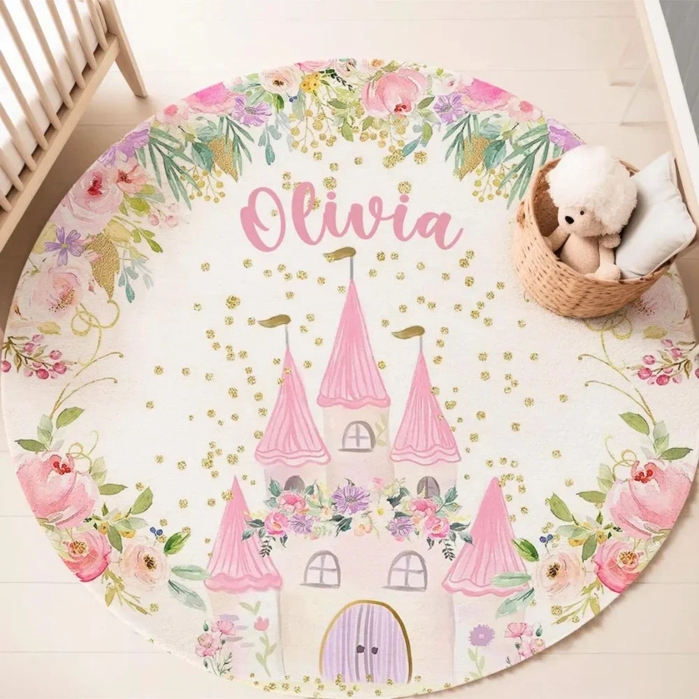 Tapis Licorne Rond Pour Enfant