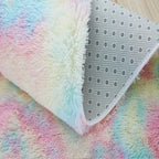 Tapis pour Tipi Moelleux à Poils Longs Antidérapant