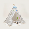 Tente tipi scandinave noir et blanc 160cm
