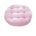 Coussin de Sol Rond en Velours Côtelé