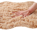 Tapis pour Tipi Moelleux à Poils Longs Antidérapant