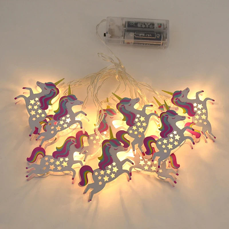 Guirlande Lumineuse LED Licorne