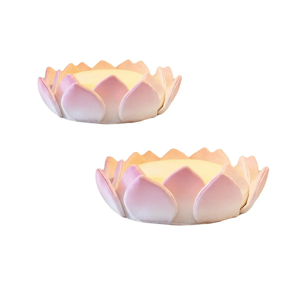 Coussin de Sol Fleur de Lotus - Pouf de Méditation Déhoussable