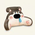 Coussin de repos ergonomique en peluche Husky - Soutien lombaire