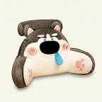 Coussin de repos ergonomique en peluche Husky - Soutien lombaire