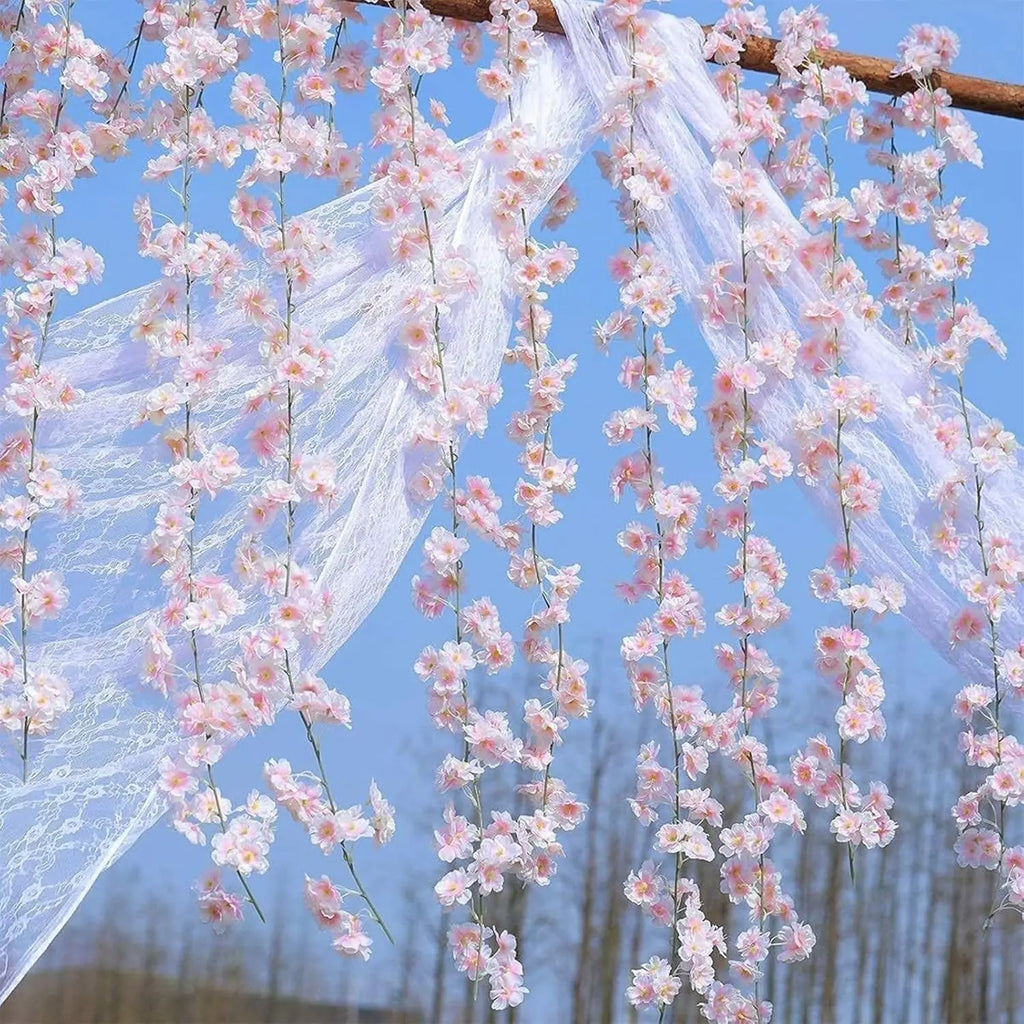Guirlande de Fleurs de Cerisier Artificielles 180 cm