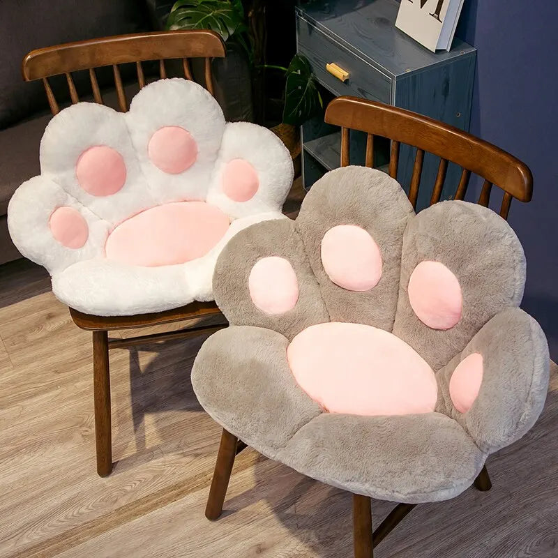 Coussin De Sol Peluche Patte de Chat Kawaii