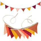 Guirlande Fanions en Tissu pour Tipi Enfant Style Bohème Neutre