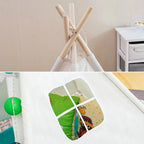 Tipi Enfant Motif Forêt en Coton et Bois pour Chambre 160cm