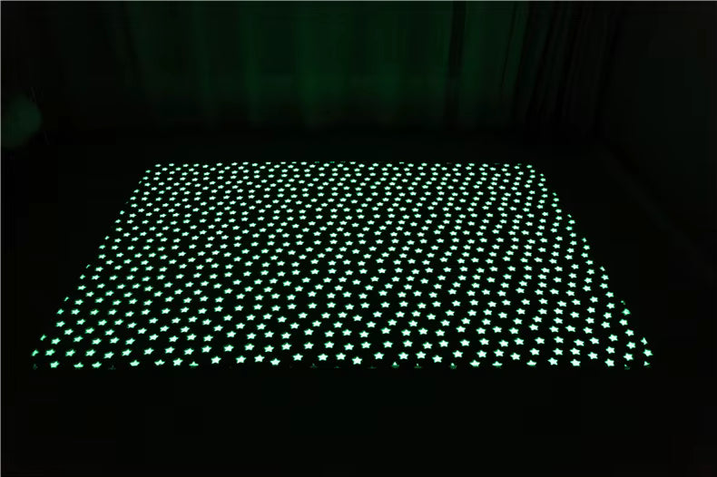 Tapis Étoiles Nuit Cosmique Bleu