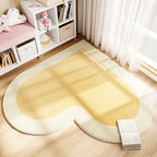 Tapis Chambre Enfant Forme Cœur - Doux & Antidérapant
