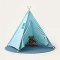 Tente Tipi Enfant Bleu Ciel avec Fenêtre 1.35m