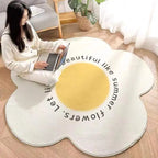 Tapis Forme De Fleur