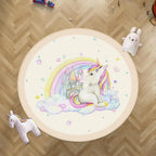 Tapis Licorne Rond Pour Enfant