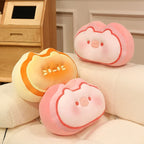 Coussin Peluche Moelleux - Modèle Cochon et Chat - 40cm