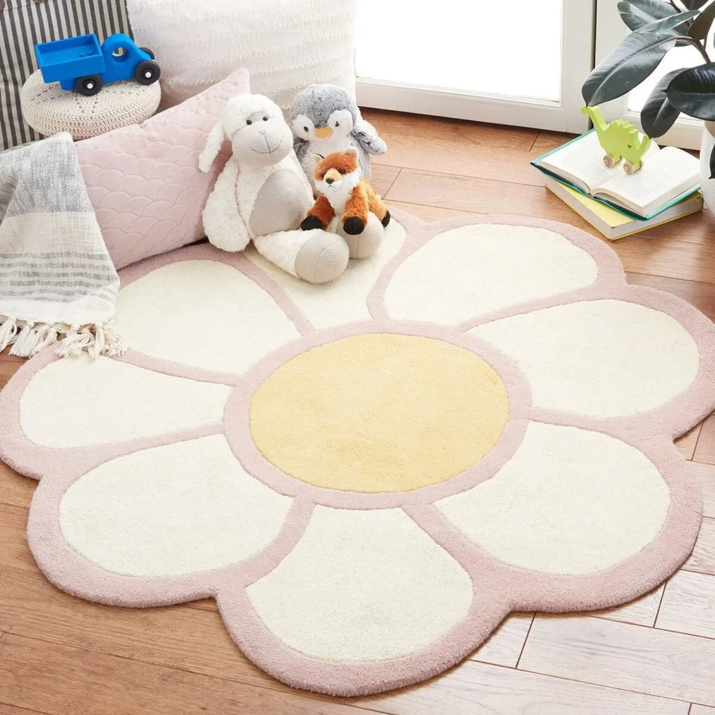 Tapis Forme De Fleur