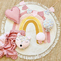 Tapis de Sol Rond Arc-en-Ciel pour Tipi et Tente Enfant Boho