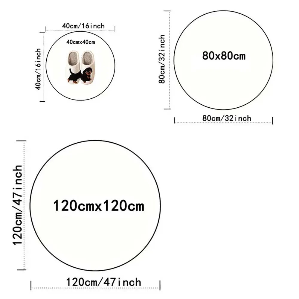 Tapis Licorne Rond Pour Enfant