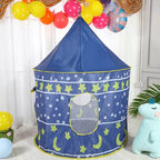 Tente Château Enfant Bleue Pliable