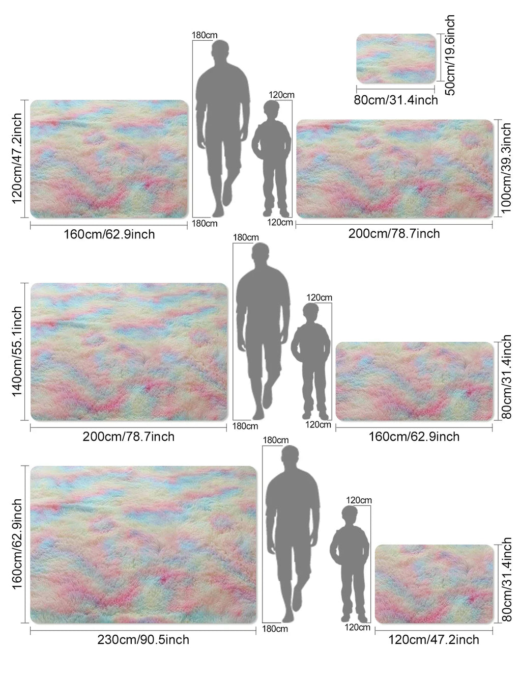 Tapis de Jeu Enfant Rectangulaire